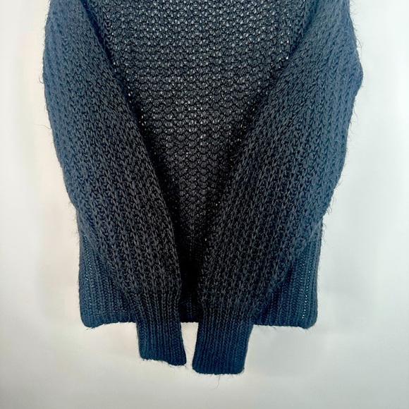 PINK ROSE Gray Long Sleeve Cowl Neck Casual Sweater Small - Picture 9 of 13